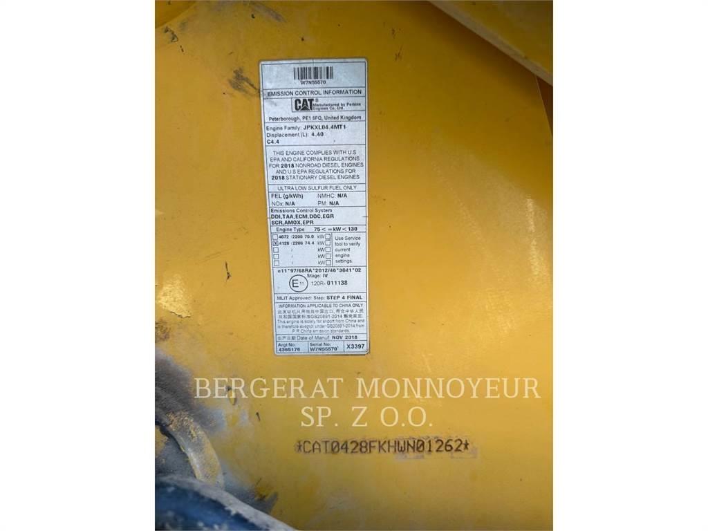 CAT 428F2 Ekskavatoriniai krautuvai