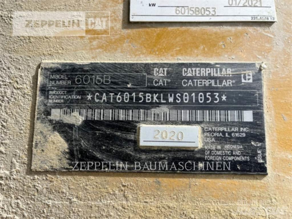 CAT 6015B Vikšriniai ekskavatoriai