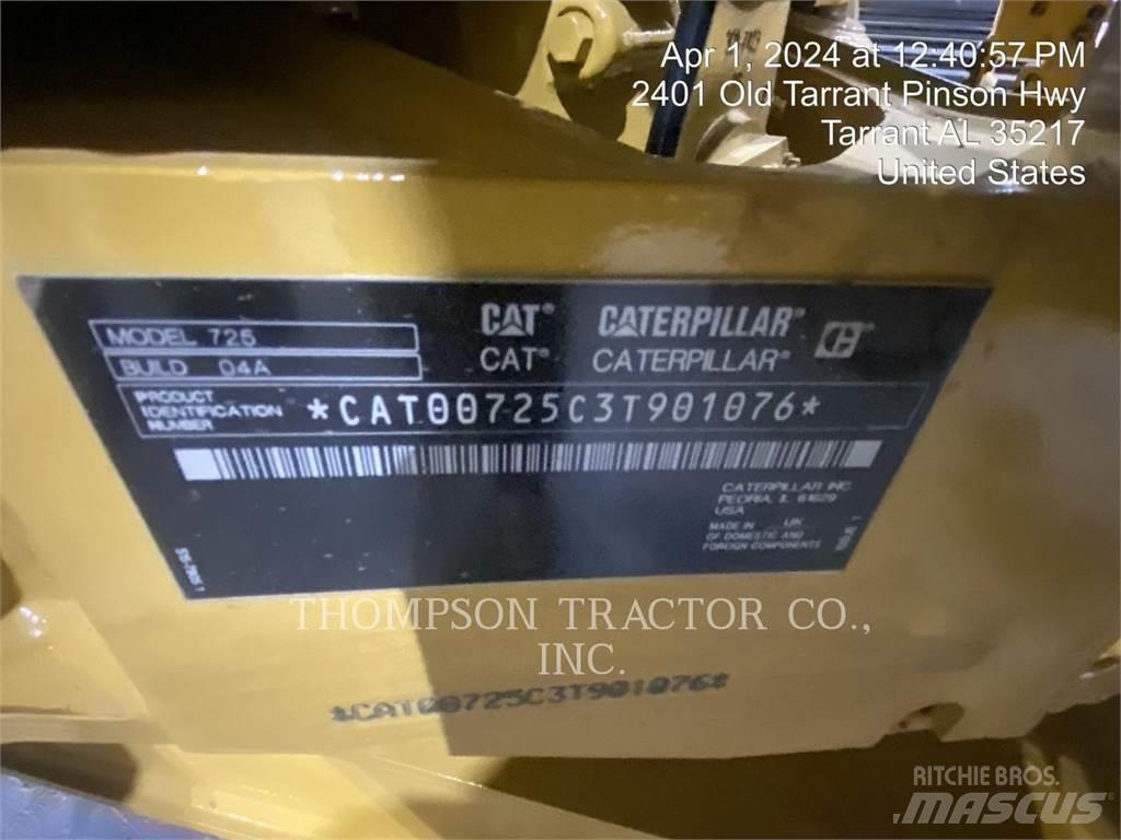 CAT 725 Karjeriniai savivarčiai