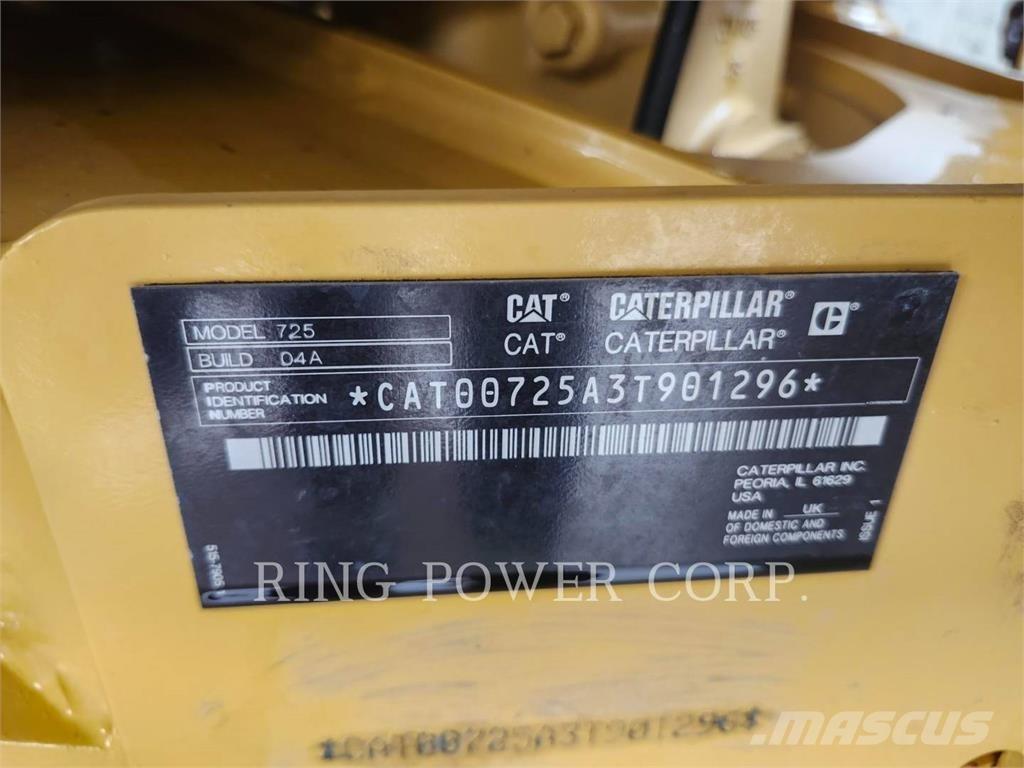 CAT 725TG Karjeriniai savivarčiai