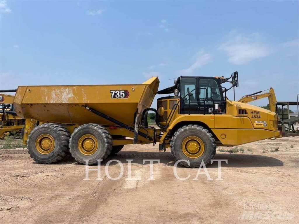 CAT 735 Karjeriniai savivarčiai