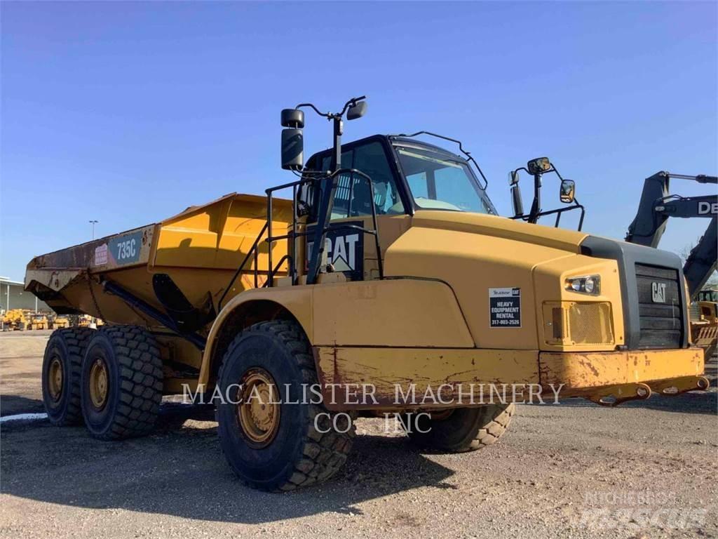 CAT 735C Karjeriniai savivarčiai