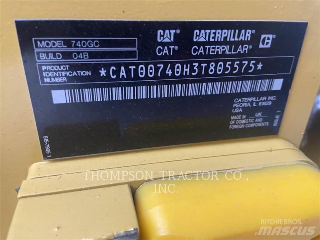 CAT 740 GC Karjeriniai savivarčiai