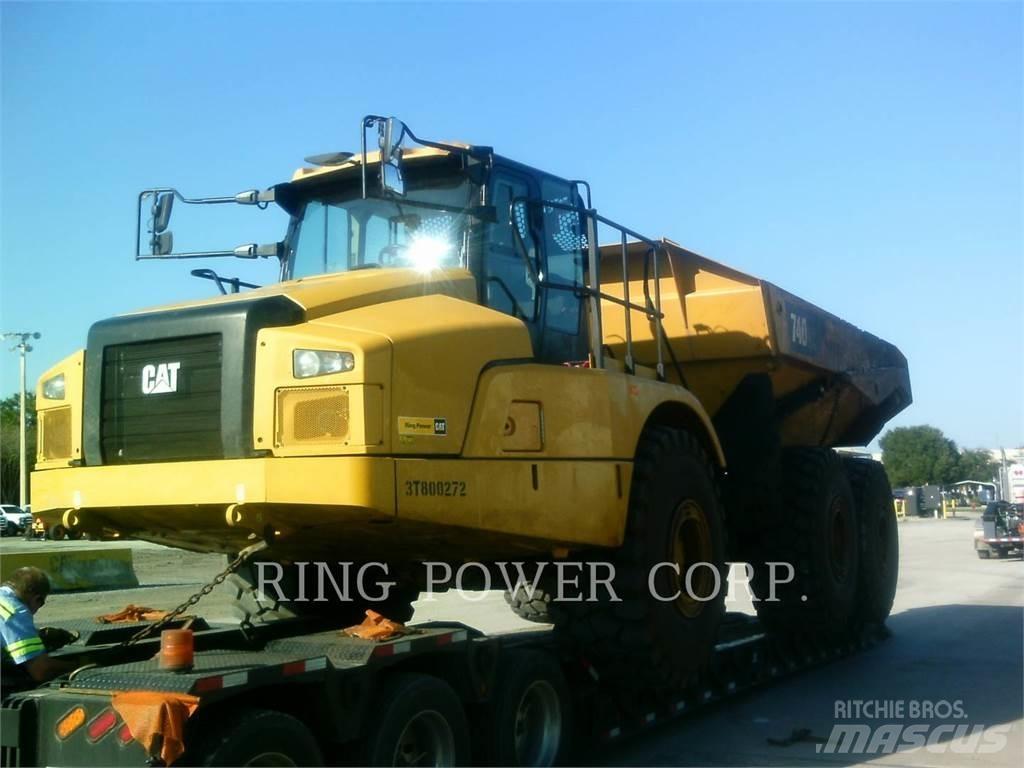CAT 740GCTG Karjeriniai savivarčiai