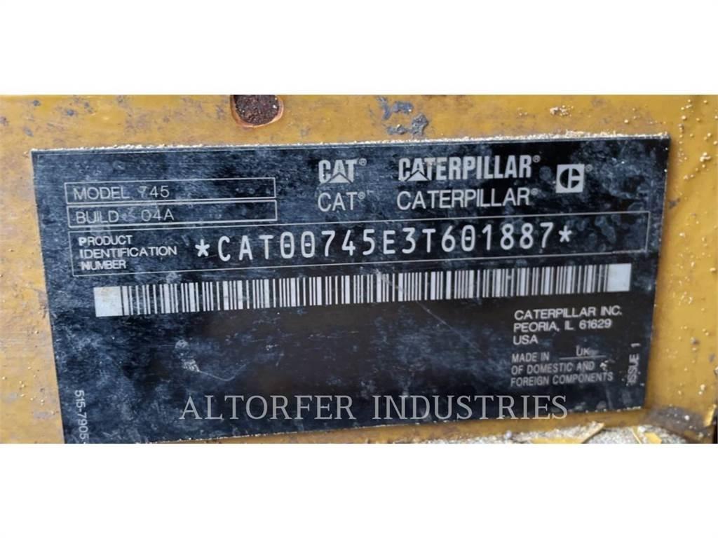 CAT 745 Karjeriniai savivarčiai