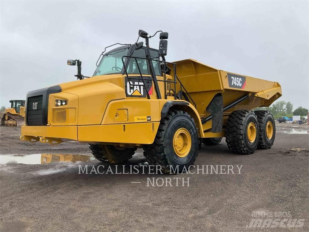 CAT 745C Karjeriniai savivarčiai