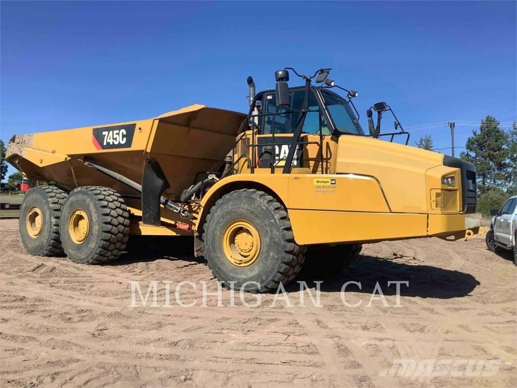 CAT 745C T Karjeriniai savivarčiai