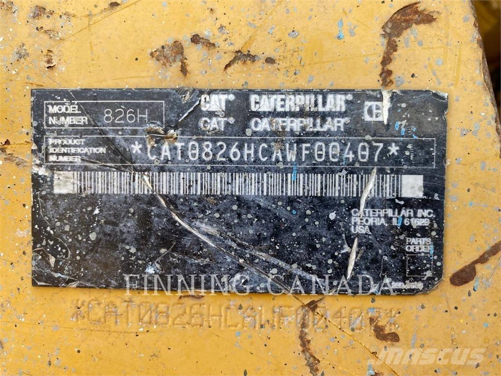 CAT 826H Gruntiniai volai