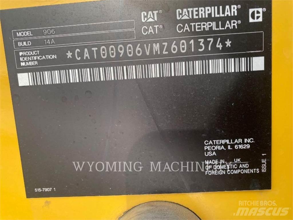 CAT 906 Naudoti ratiniai krautuvai