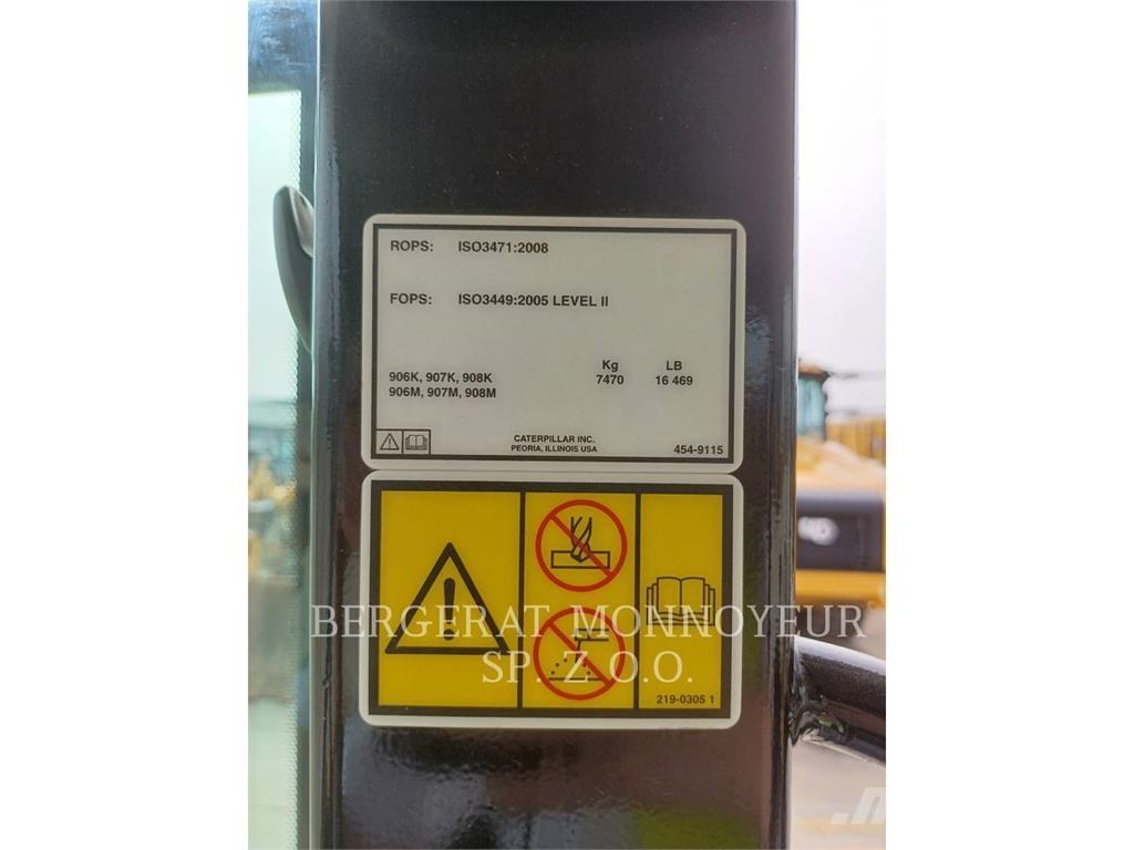 CAT 906 M Naudoti ratiniai krautuvai