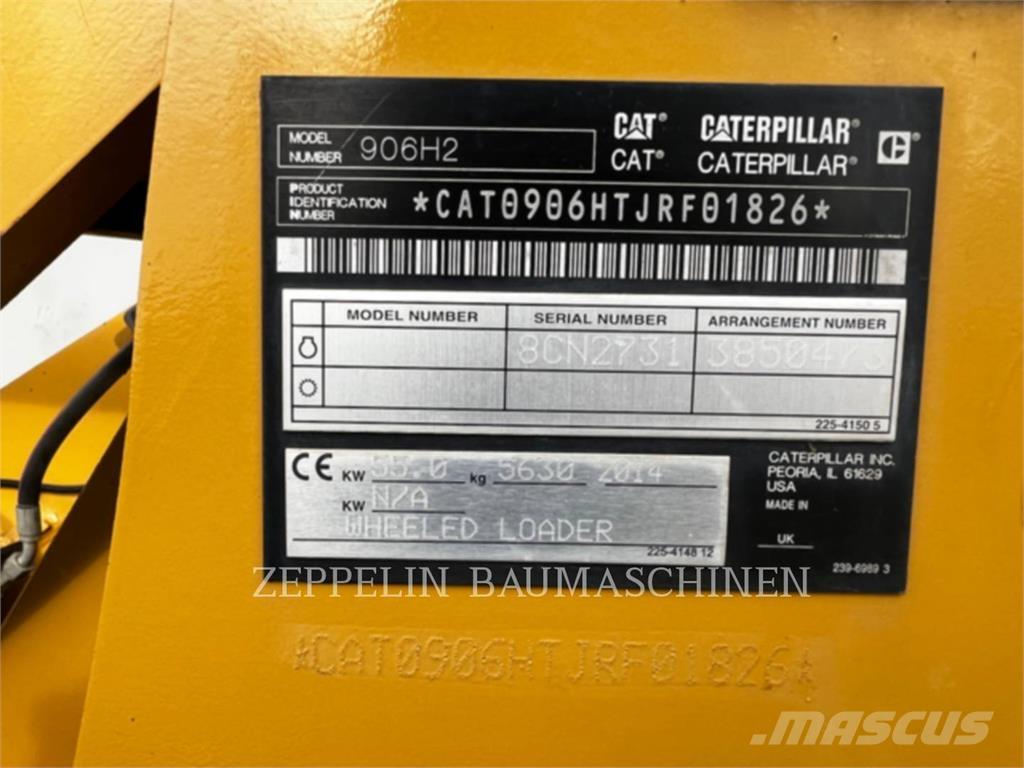 CAT 906H Naudoti ratiniai krautuvai