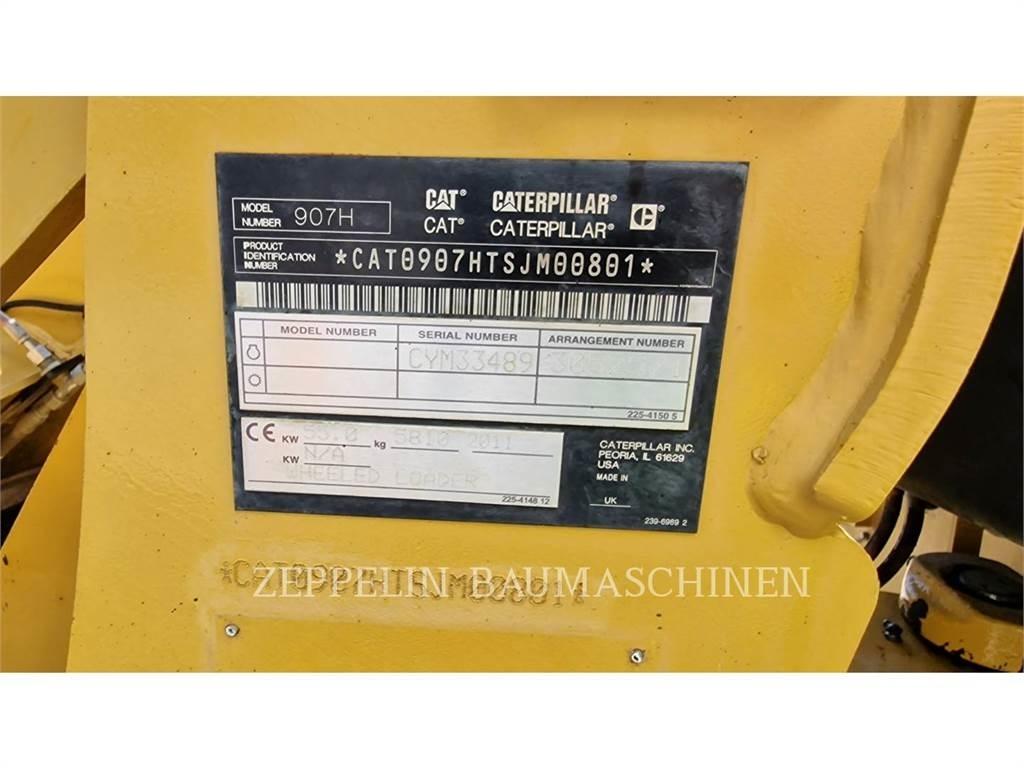 CAT 907H Naudoti ratiniai krautuvai