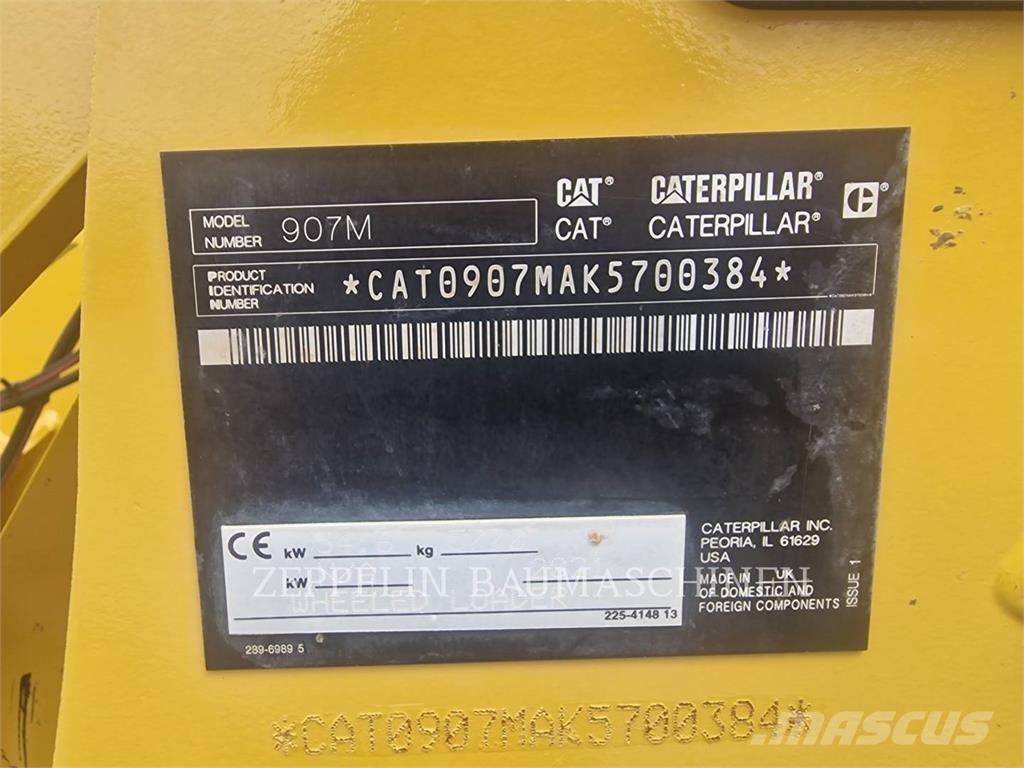 CAT 907M Naudoti ratiniai krautuvai