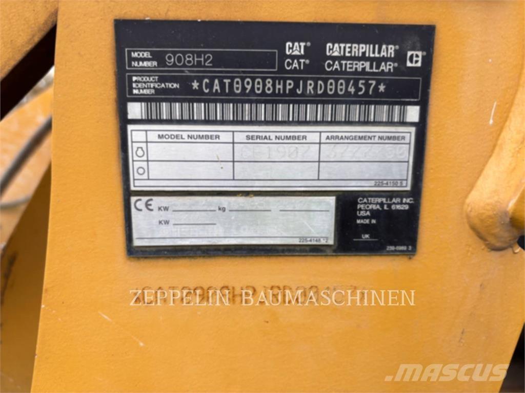 CAT 908H Naudoti ratiniai krautuvai