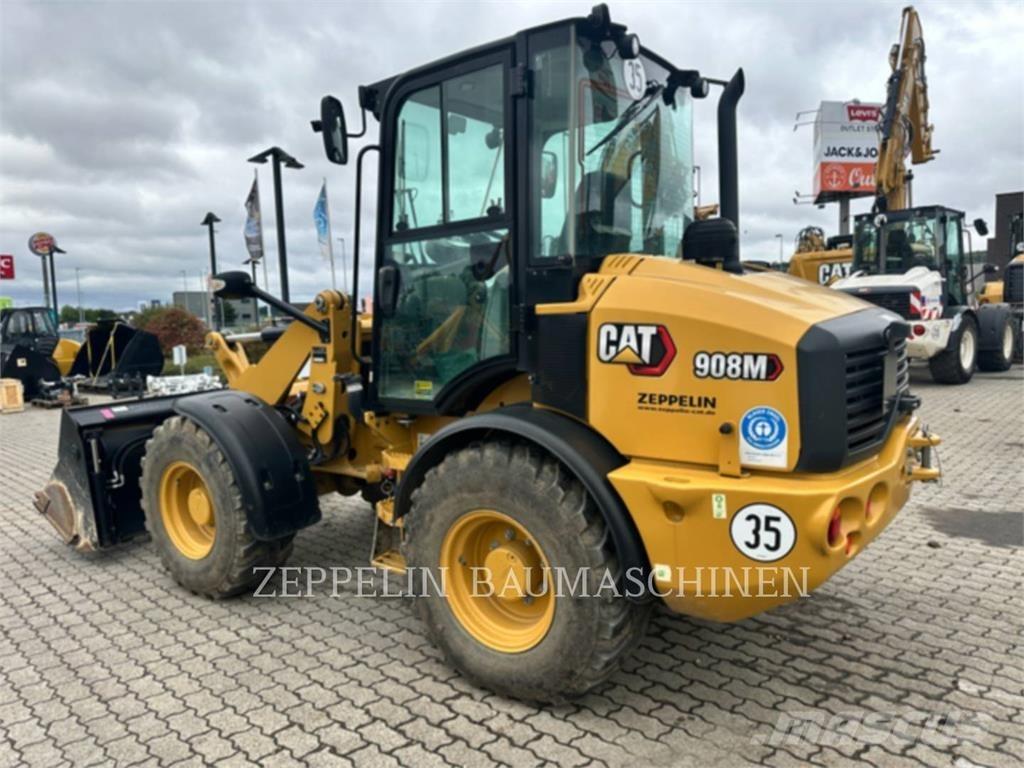 CAT 908M Naudoti ratiniai krautuvai