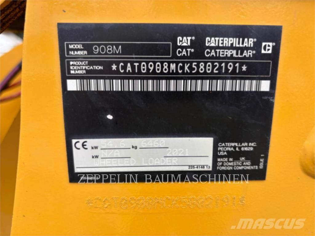 CAT 908M Naudoti ratiniai krautuvai