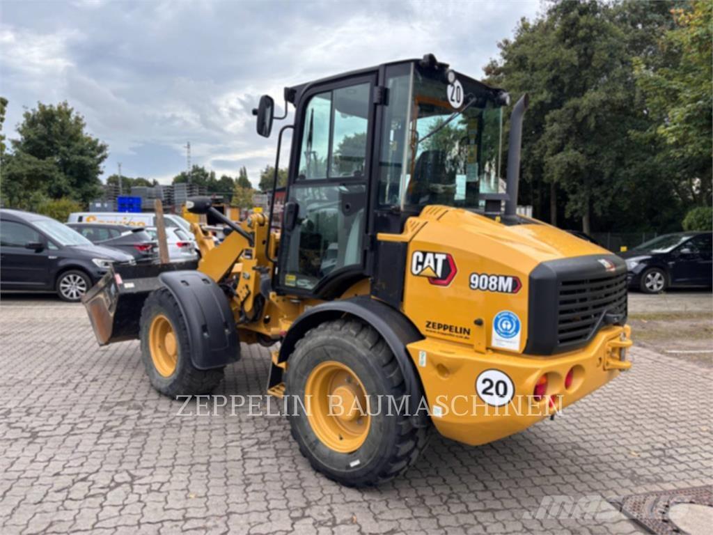 CAT 908M Naudoti ratiniai krautuvai