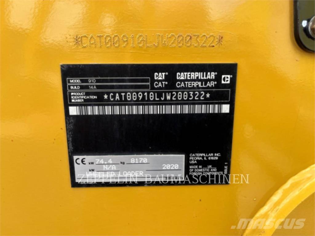 CAT 910-14A Naudoti ratiniai krautuvai