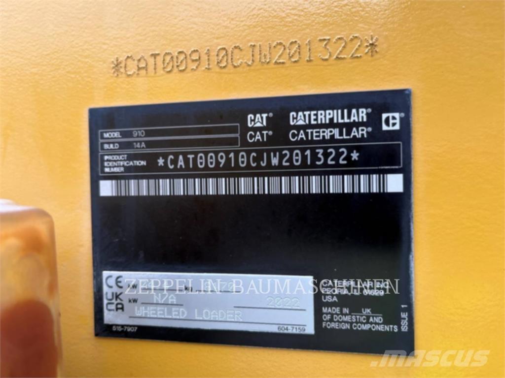CAT 910-14A Naudoti ratiniai krautuvai