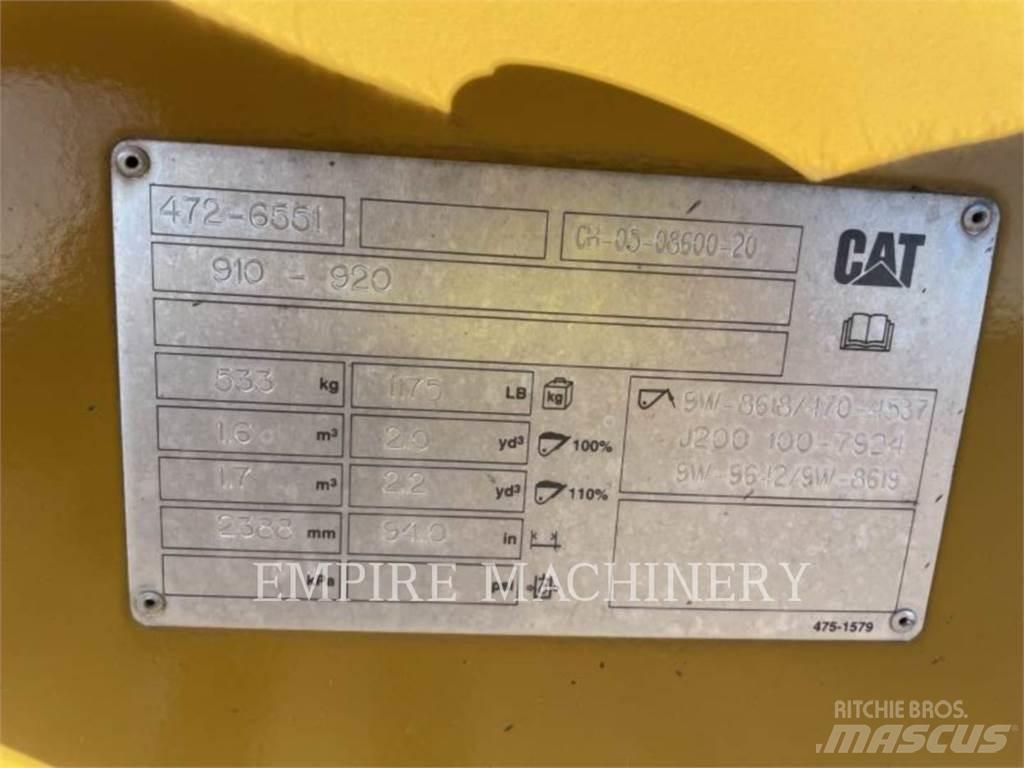 CAT 910-POBU Statyba - Kita