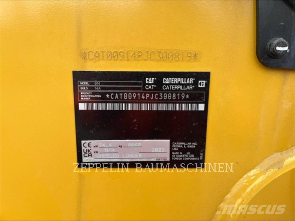 CAT 914-14A Naudoti ratiniai krautuvai