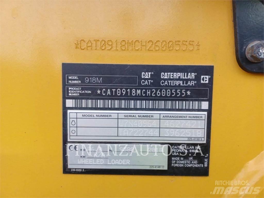 CAT 918M Naudoti ratiniai krautuvai