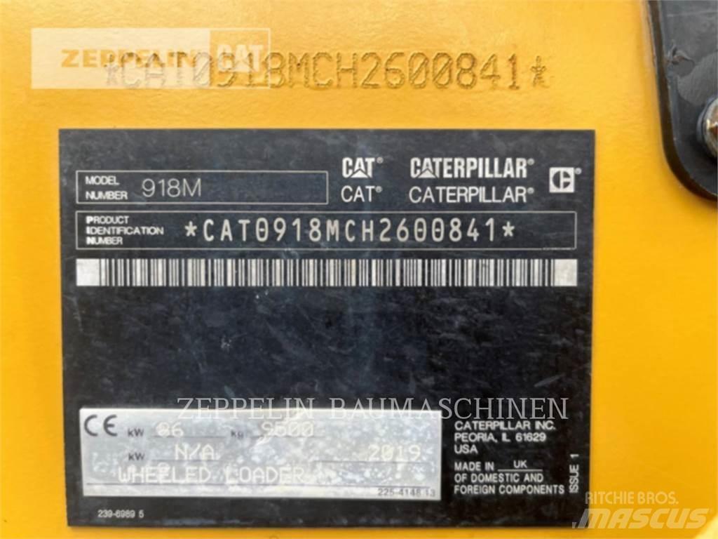 CAT 918M Naudoti ratiniai krautuvai