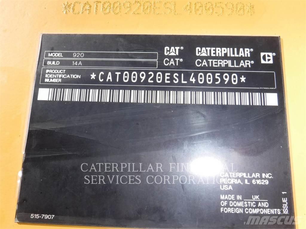 CAT 920-14 Naudoti ratiniai krautuvai