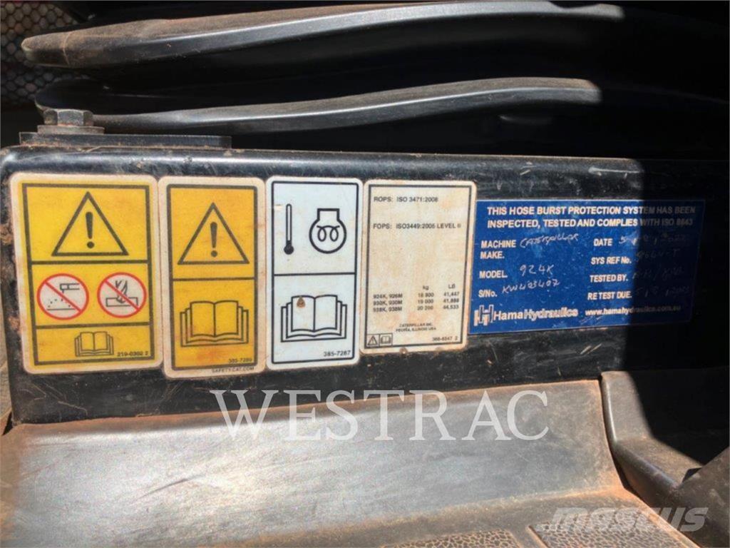 CAT 924K Naudoti ratiniai krautuvai