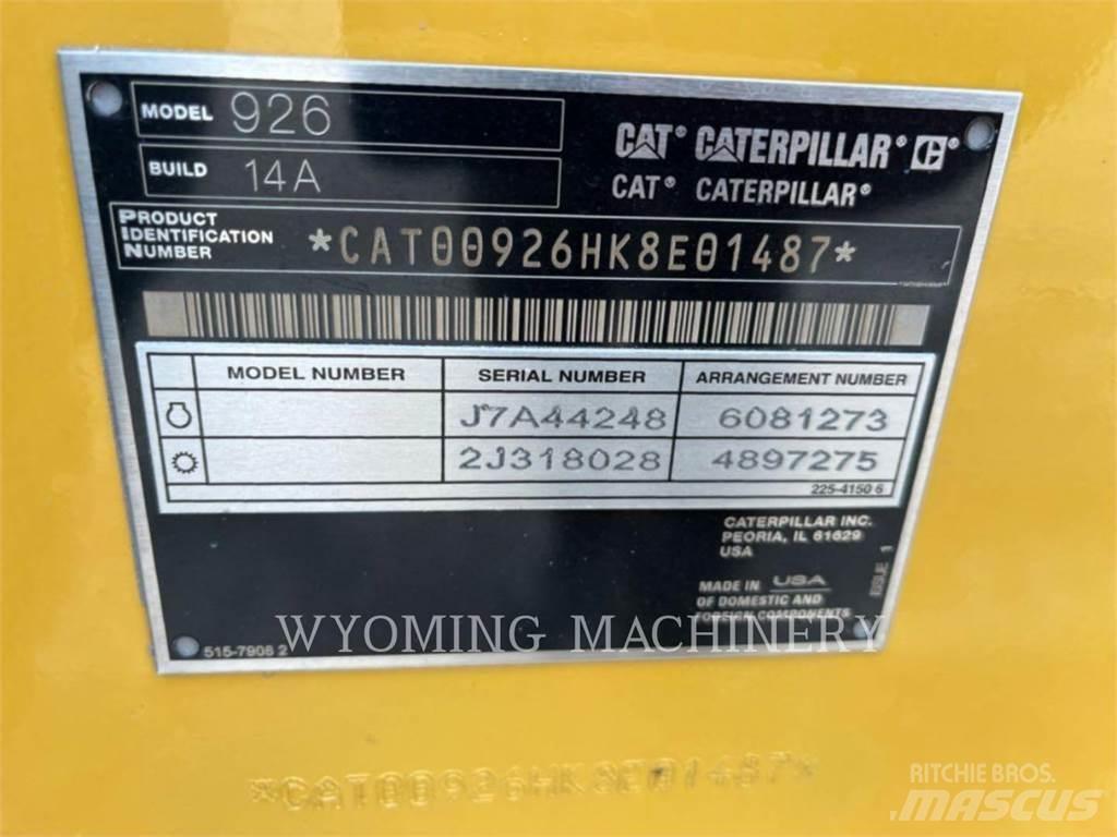 CAT 926 Naudoti ratiniai krautuvai