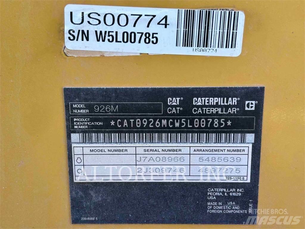 CAT 926M Naudoti ratiniai krautuvai