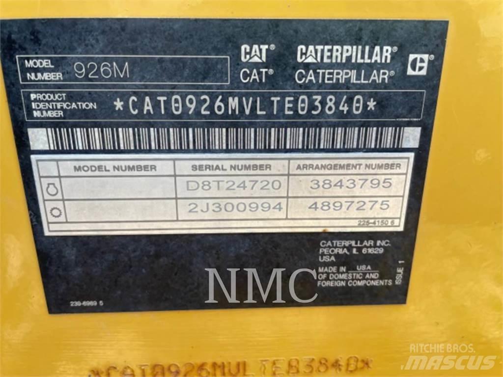 CAT 926M Naudoti ratiniai krautuvai