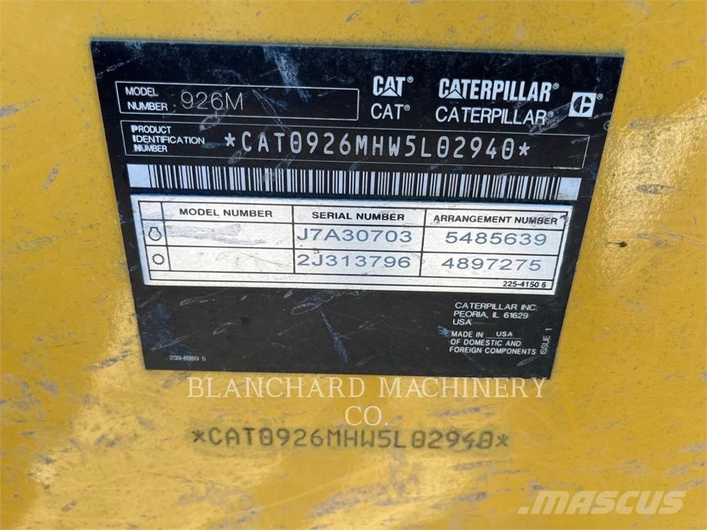 CAT 926M Naudoti ratiniai krautuvai