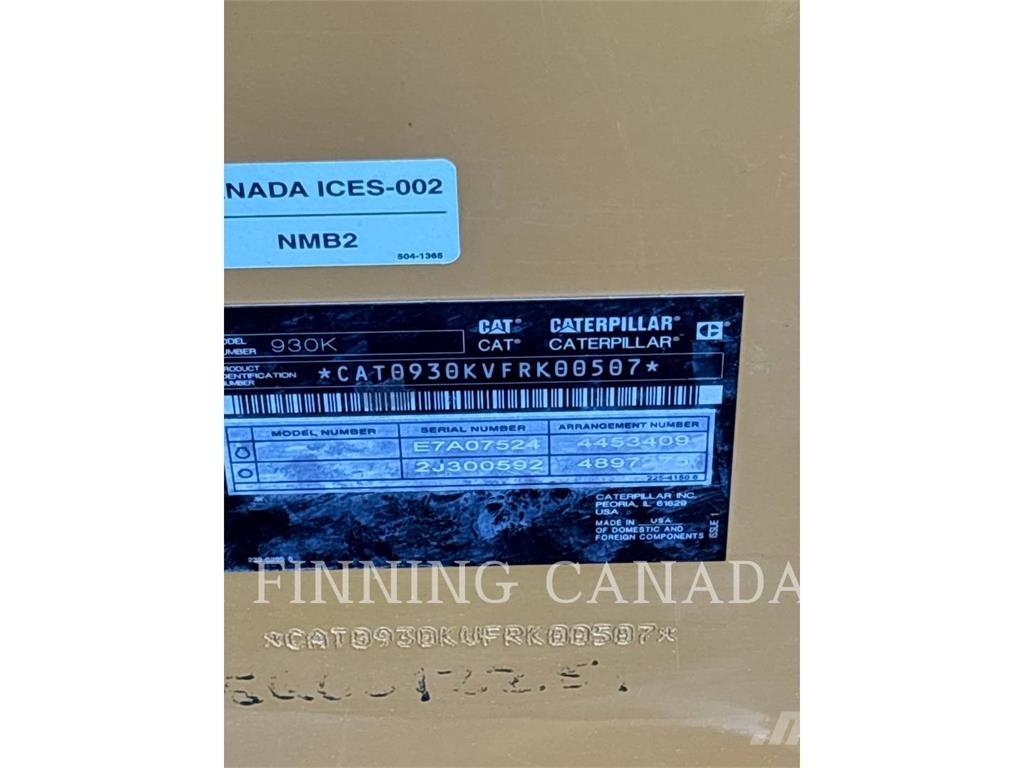 CAT 930K Naudoti ratiniai krautuvai