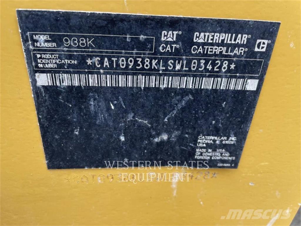 CAT 938K Naudoti ratiniai krautuvai