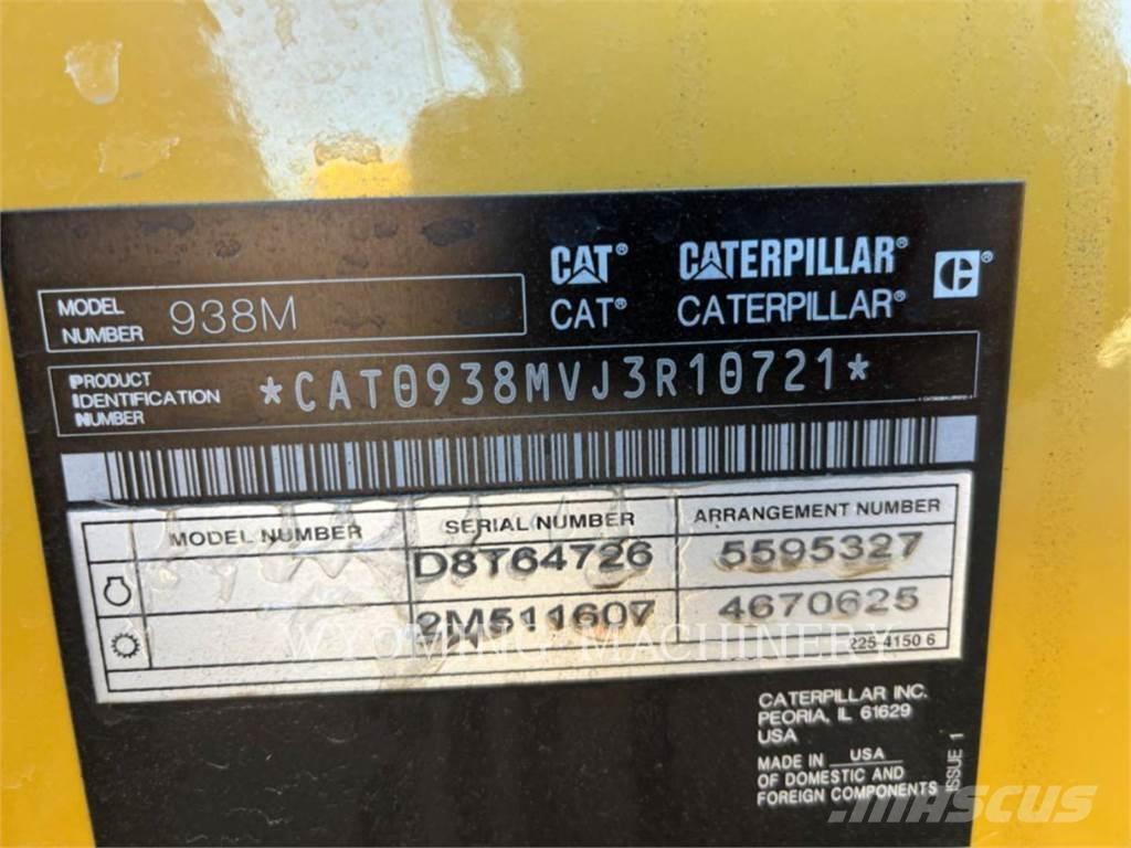 CAT 938M Naudoti ratiniai krautuvai
