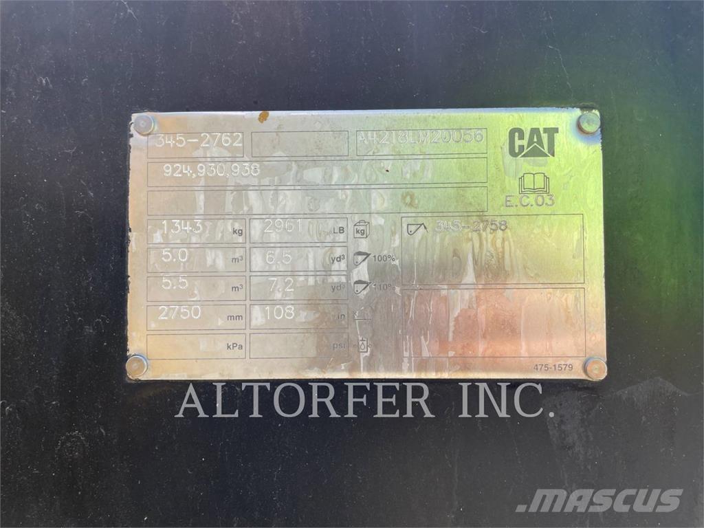 CAT 938M Naudoti ratiniai krautuvai