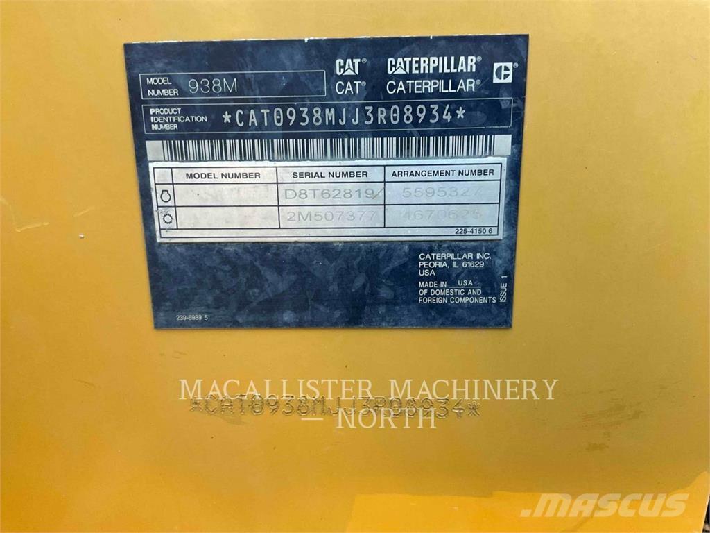 CAT 938M RQ Naudoti ratiniai krautuvai