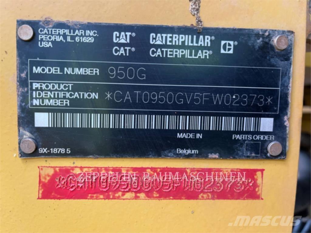 CAT 950G Naudoti ratiniai krautuvai