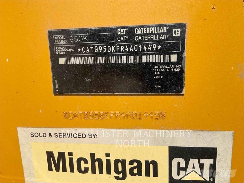 CAT 950K S Naudoti ratiniai krautuvai