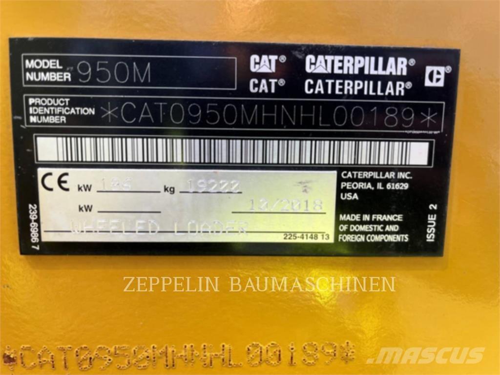 CAT 950M Naudoti ratiniai krautuvai