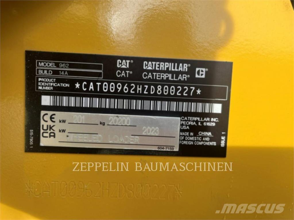 CAT 962-14A Naudoti ratiniai krautuvai