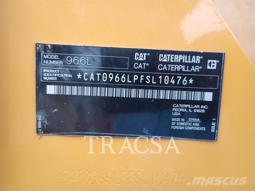 CAT 966L Naudoti ratiniai krautuvai
