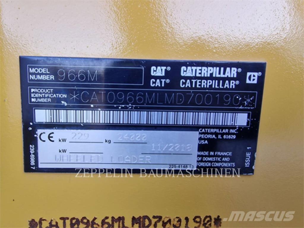 CAT 966M Naudoti ratiniai krautuvai