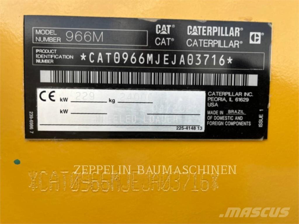 CAT 966M Naudoti ratiniai krautuvai