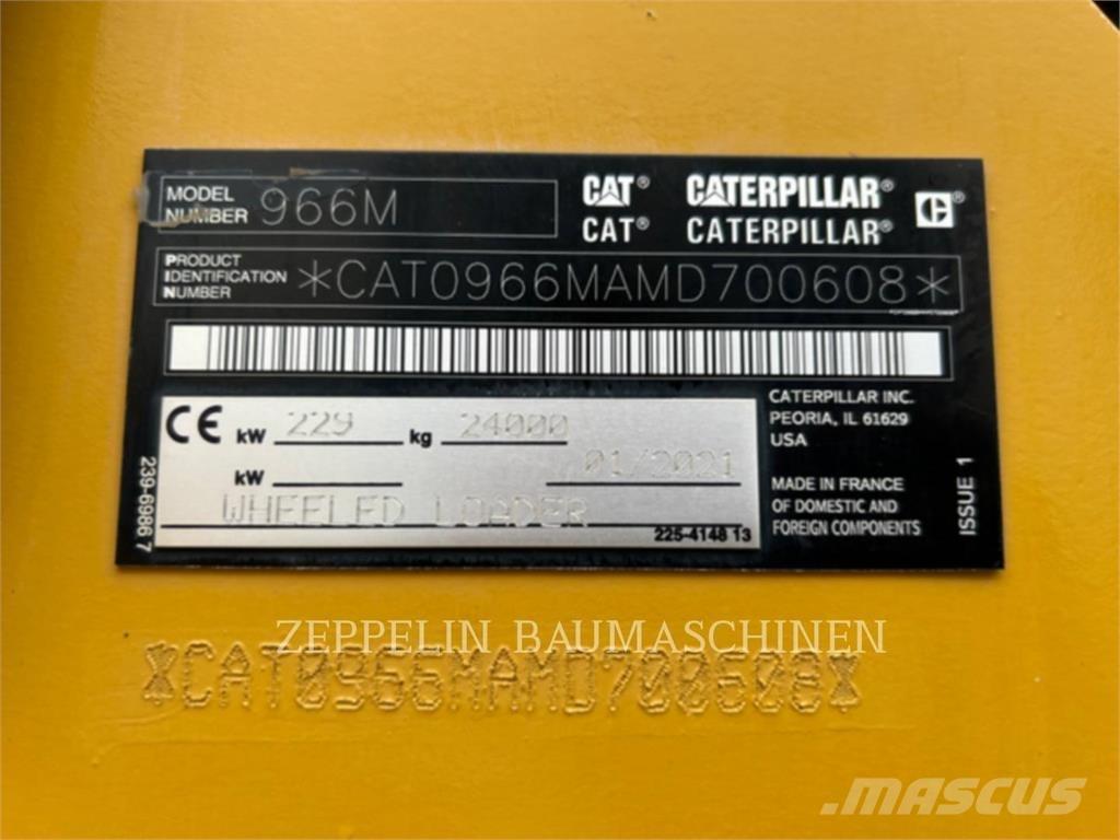 CAT 966M Naudoti ratiniai krautuvai