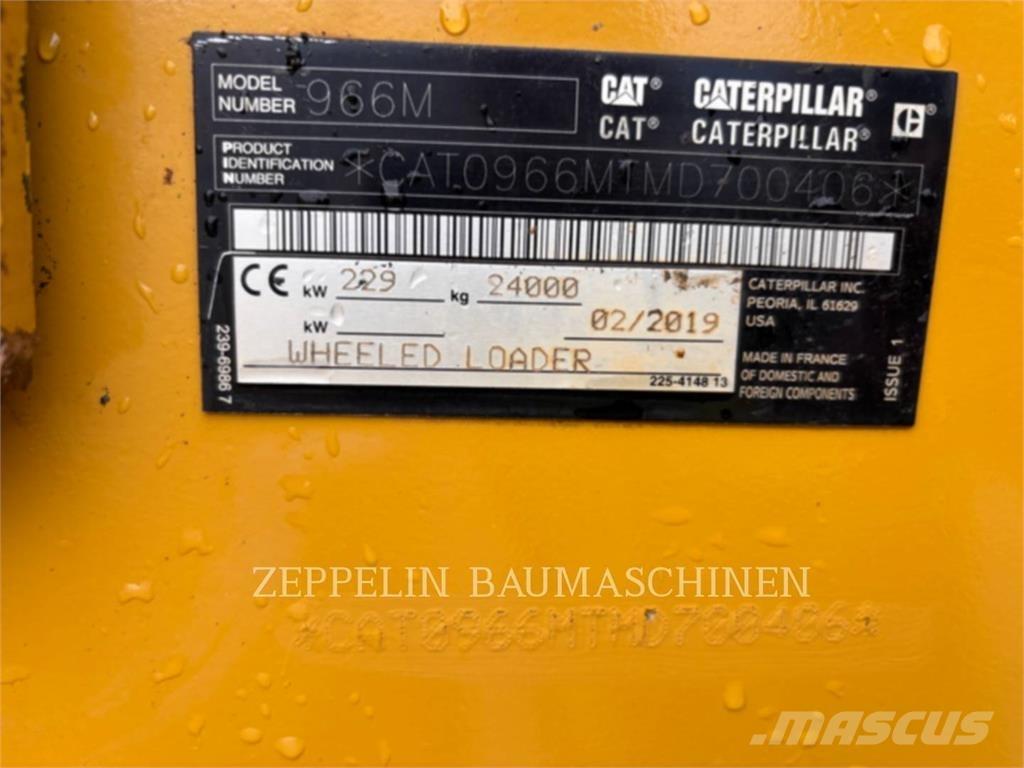 CAT 966M Naudoti ratiniai krautuvai