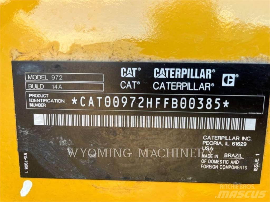CAT 972 Naudoti ratiniai krautuvai