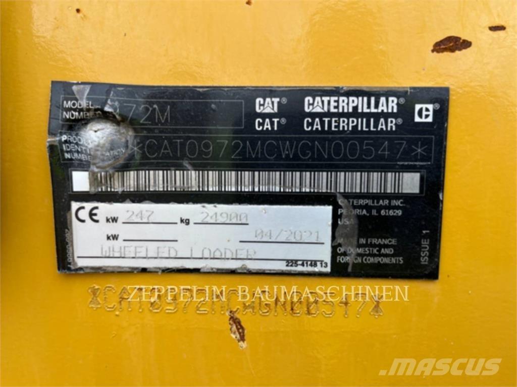 CAT 972M Naudoti ratiniai krautuvai