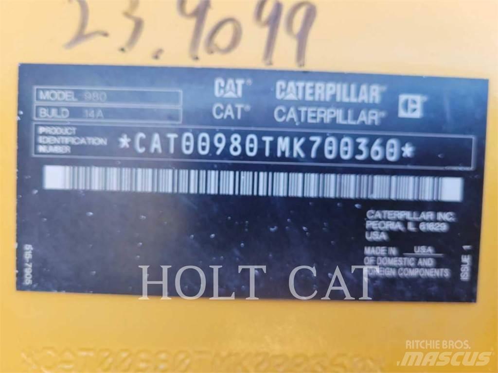 CAT 980 Naudoti ratiniai krautuvai